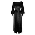 thumbnail image 1 of gótico victoriano renacentista cuello cuadrado Vintage Wench medieval L, 1 of 8