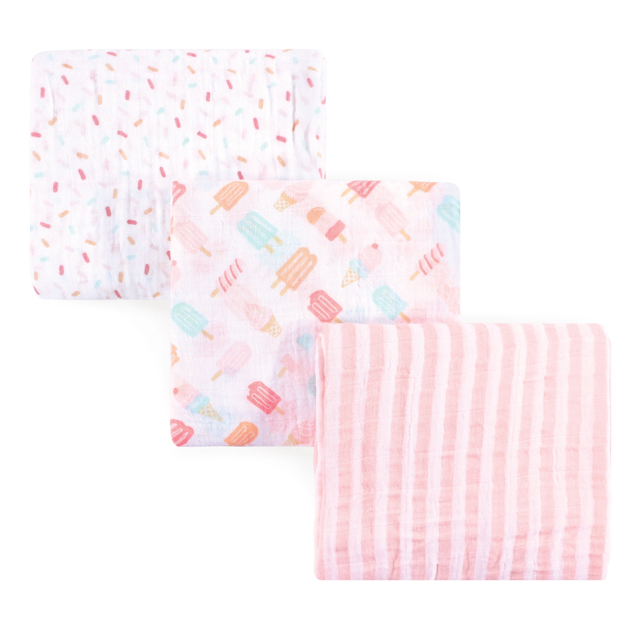 hudson baby 3 swaddle blankets