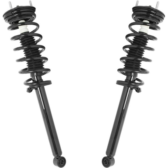 Detroit Axle - Rear Struts for 2007-2017 Lexus LS460, Complete Struts with Coil Spring Assembly 2008 2009 2010 2011 2012 2013 2014 2015 2016 Replacement