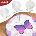 thumbnail image 4 of Round Meditation Cushion, 22" Dutch Velvet Floor Pillow with PP Cotton Filling for Yoga, Zen, Reading, and Floor Seating, Spring Butterfly Print, 4 of 5