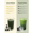 thumbnail image 2 of Masticating Juicer Machines, Cold Press juicer Machine Compact & Small Size, Juice Extractor, Nutrient and Vitamin Dense, BPA-Free Tritan, Easy to Clean (Silver), 2 of 6