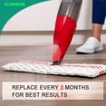 thumbnail image 3 of 4 PCS Washable Microfiber Moppads Refills For Vileda Mop Head Refill Compatible with O-Cedar ProMist MAX, Spray Mop Pads Replacement Head, 3 of 6