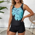 thumbnail image 6 of Qingpeng Blouson Two Piece Tankini Swimsuit for Women Tummy Control Sporty Pockets Bathing Suit with Boyshorts 2026, 6 of 6