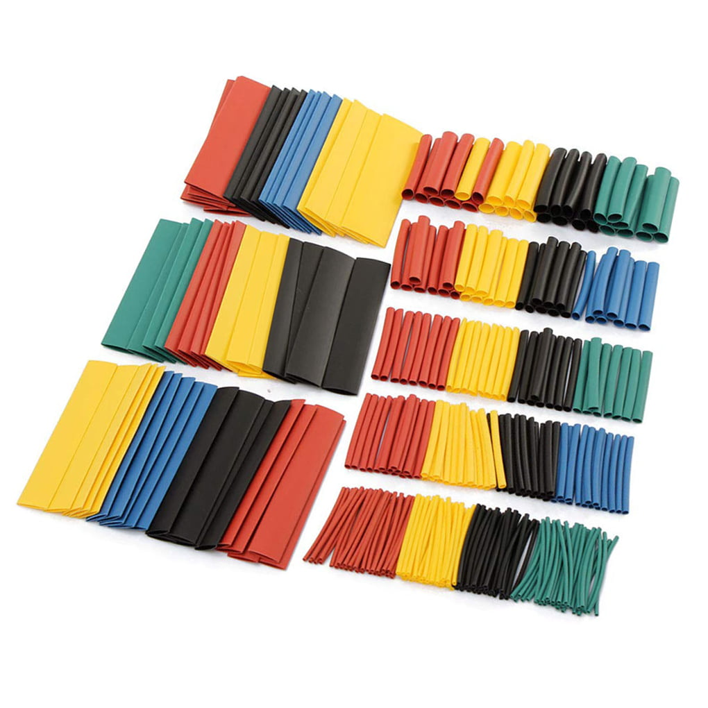 Shrinkable Tube Assorted 2:1 Cable Sleeve Kit Wire Wrap Sets Heat Shrink Tubing 
