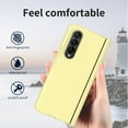 thumbnail image 3 of Dteck Case for Samsung Galaxy Z Fold 4,Shockoof Armor Case Hinge Protection Built-in Screen Protector Hard PC Cover for Galaxy Z Fold4 5G with Pen Stylus,Yellow, 3 of 7