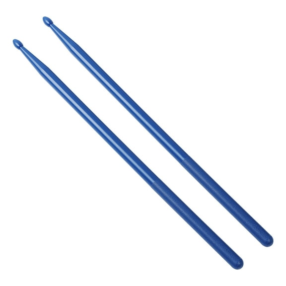 Musical Instrument Plastic Tip 5A Drum Rod Stick Music Band Drumstick Blue 2 PCS