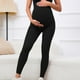 thumbnail image 2 of ShomPort Maternity Leggings Over The Belly Maternity Yoga Pants Womens High Waisted Pregnancy Workout Pants, 2 of 9