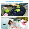 thumbnail image 2 of Amdohai 7V 1.4W Solar Fountain with 5 Flower Type Nozzles Solar, 2 of 7