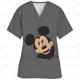 thumbnail image 3 of Camiseta de enfermería con estampado de Minnie y Mickey de Disney para mujer, blusa informal, manga corta, cuello en V y bolsillo, uniforme para mujer, 3 of 5