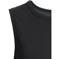 thumbnail image 2 of Expert Brand USA-Made Women's Oxymesh™ Athletic Sleeveless T-Shirt, Black, Medium, 2 of 2