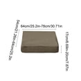 thumbnail image 7 of 21.3-25.2 x 25.2-30.7 x 6.69-7.87 Inch Seat Cover, Stretch Chair Slipcover, Chair Protector Cover, Durable Washable Cover for Dining Room Kitchen Wedding(1Pcs, Khaki), 7 of 7