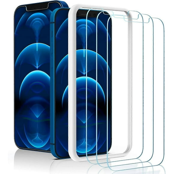 (3 Pack) Film en Verre Trempé pour Apple iPhone 12 pro max Protecteur d'Écran