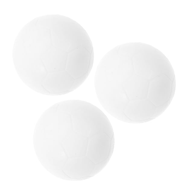 unbranded 3Pcs Mini Plastic Footballs Tabletop Game Balls for Indoor Entertainment and Family Fun 1.4in