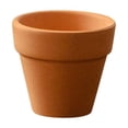 thumbnail image 2 of CPHDW7 1.18 Inch Round Terracotta Plant Pots 10 Pack, Natural Clay Breathable Orchid Pot with Drainage Hole for Succulents Cacti Flowers Herbs, 2 of 9