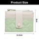 thumbnail image 2 of Carteras Laklulu Cartera pequeña para mujer Cartera organizadora de cuero PU con cremallera Monedero plegable Cartera pequeña, 11,2*8*2 cm, 2 of 6