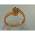 thumbnail image 2 of LBG British Made 10k Rose Gold ring with Natural Peridot Womens Promise Ring - 33 size options - Size 11.25, 2 of 5