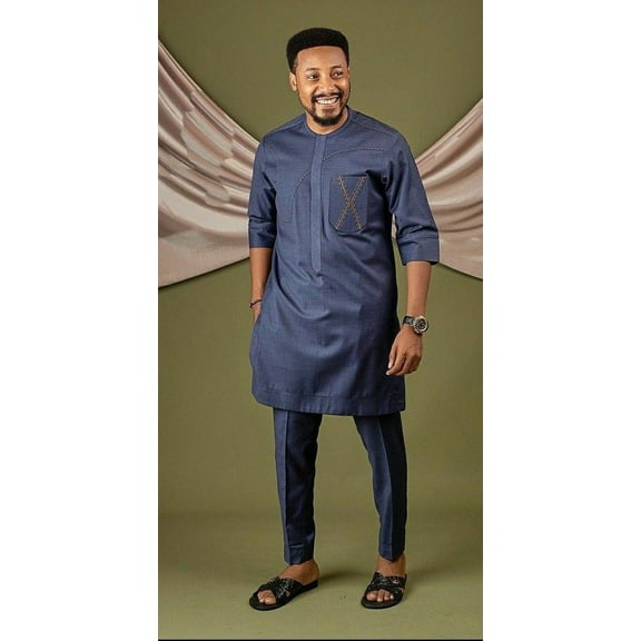 Men's Traditional Wear, African Men's Wear, African Men's Clothing, African Wedding Suit, Groomsmen Suit, Groom's Suit, Men's Senator Suit