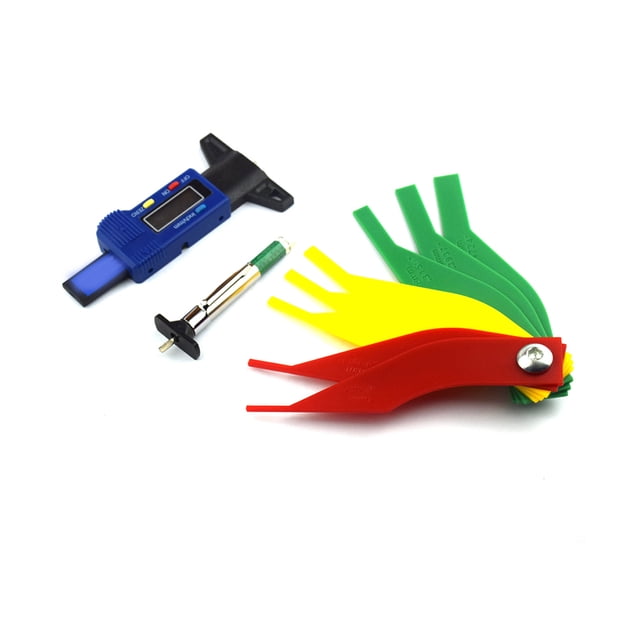 Speravity Medidor de profundidad de la banda de rodadura resistente al desgaste, herramienta de medición a prueba de herrumbre, calibre, medidores de Vehículos, repuestos y accesorios Mis Speravity VI015880-00