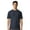 Heather-Navy, variant on Gildan Unisex Short Sleeve Light T-Shirt 100% Cotton Modern Classic Fit Crew Neck Tee (Heather-Sapphire, 2XL)