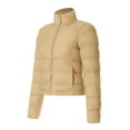 thumbnail image 4 of MixMatchy Women's Casual Lightweight Stand Collar Quilted Long Sleeve Puffer Jacket, 4 of 7