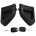 thumbnail image 1 of 1Pair Outer Door Handle Trim Panel with 2 Keys for MAN, 1 of 5