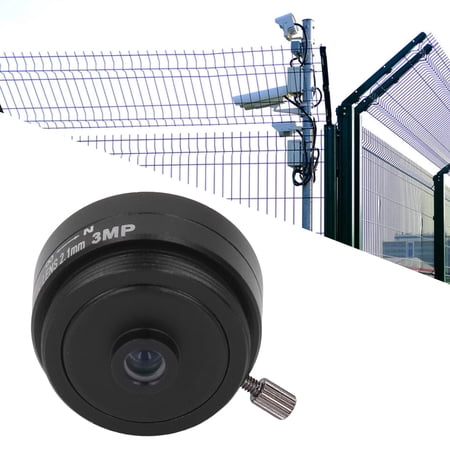 162 Wide Angle CCTV Lens, 2.1mm Focal Length, 3MP, Clear Image, CS Mount Format