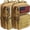 Khaki-1, variant on Practical and compact Molle horizontally managed EDC tool waist bag.