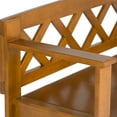 thumbnail image 2 of Amherst 48 inch Wide Solid Wood Transitional Entryway Bench in Light Avalon Brown, 2 of 12