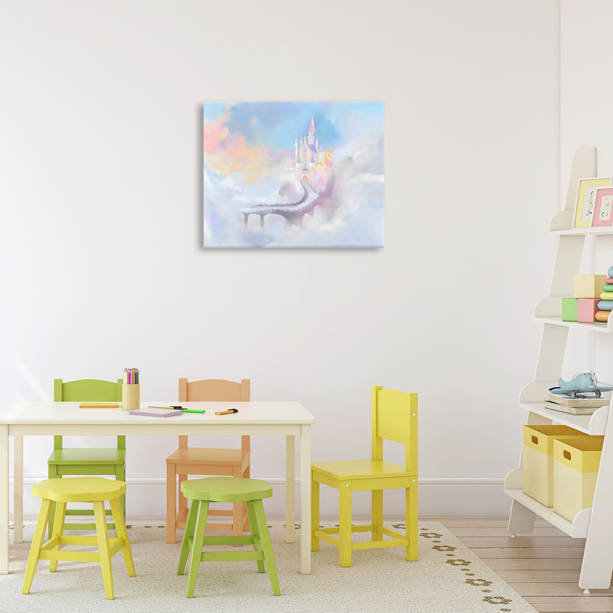 Stupell Industries Enchanted Bridge To Castle Canvas Wall Art, design by Arlington Prints