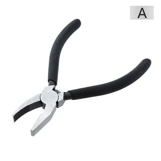 Aosekaa Glass Cutting Tool Glass Breaking Pliers Key Fob Pliers Glass  Running Pliers for Key Fob, Tiles, Breaking, Stained Glass Work, Mosaic Art