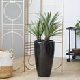 thumbnail image 2 of DecMode 46" Artificial Dracaena Plant in Realistic Leaves and Black Fiberglass Pot, 2 of 8