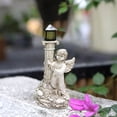 thumbnail image 3 of Almencla Angel Solar Garden Statue Angel Statue with Solar Light for Patio Porch Lawn Right, 3 of 8