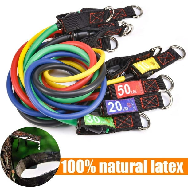 GoZone 5-Pack Looped Resistance Bands – Multi-Colour, With carry bag 