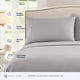 thumbnail image 2 of Juego de sábanas Sweet Home Collection Supreme, color plateado, 2 of 6
