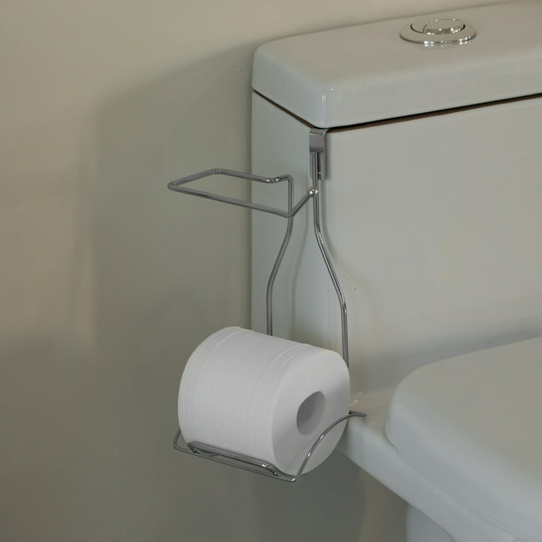 トイレットペーパーホルダー Toilet Tissue Chrome クロム Chrome Over the Tank 2 Slots Toilet Tissue Paper Holder