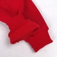 thumbnail image 5 of Zylarhe Toddler Letter Print Christmas Sweatshirt Long Sleeve Round Neck Loose Fit Casual Pullover Top for Girls Autumn Winter Comfort Wear 9-12 Months Red, 5 of 8
