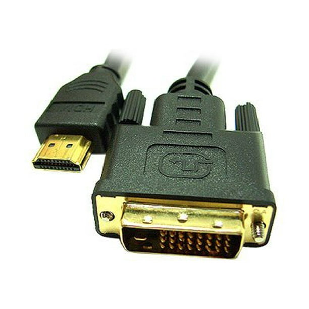 Link Depot Male Gold Plated Dvi D Dual Link To High Speed Hdmi Cable 1 2 3 5 Meters Walmart Com Walmart Com