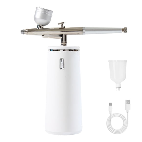 Microtree Nano Facial Steamer - Rechargeable & Portable High Pressure Face Oxygen Sprayer Machine, 0.3mm Nozzle Micro Mist Skin Hydrator, Essential W