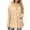 Khaki, variant on Posijego Women's Spring Jackets Long Sleeve Hooded Knit Casual Jacket Lightweight Soft Outerwear with Pockets