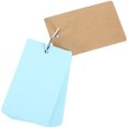 thumbnail image 1 of EXHUMKY 1 De Tarjetas En Papel Azul Para Notas Con Anillo Ideal Para Escritura Y Manualidades, 1 of 5