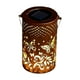 thumbnail image 2 of Faroles solares para exteriores para patio: faroles colgantes de metal con diseño calado, luz LED decorativa para jardín, árboles, porche y decoración de patio., 2 of 6