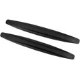 thumbnail image 1 of 2 protectores universales de parachoques delantero y trasero para coche, de fibra de carbono, anticolisión, adhesivos antirayaduras, color negro, 1 of 5