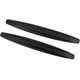 thumbnail image 1 of 2 protectores universales de parachoques delantero y trasero para coche, de fibra de carbono, anticolisión, adhesivos antirayaduras, color negro, 1 of 5