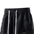 thumbnail image 3 of UAMVSH Cargo Shorts for Men Drawstring Outdoor Casual Gym Shorts Quick Dry Summer Beach Baggy Shorts with Multi Pockets, 3 of 6