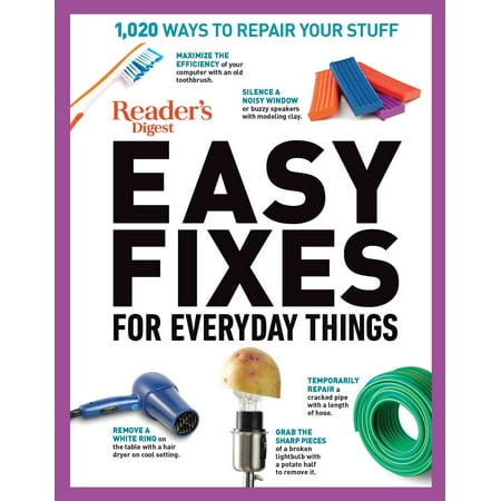 Reader's Digest Easy Fixes for Everyday Things : 1,020 Ways to Repair Your (Best Way To Fix Ceiling Cracks)