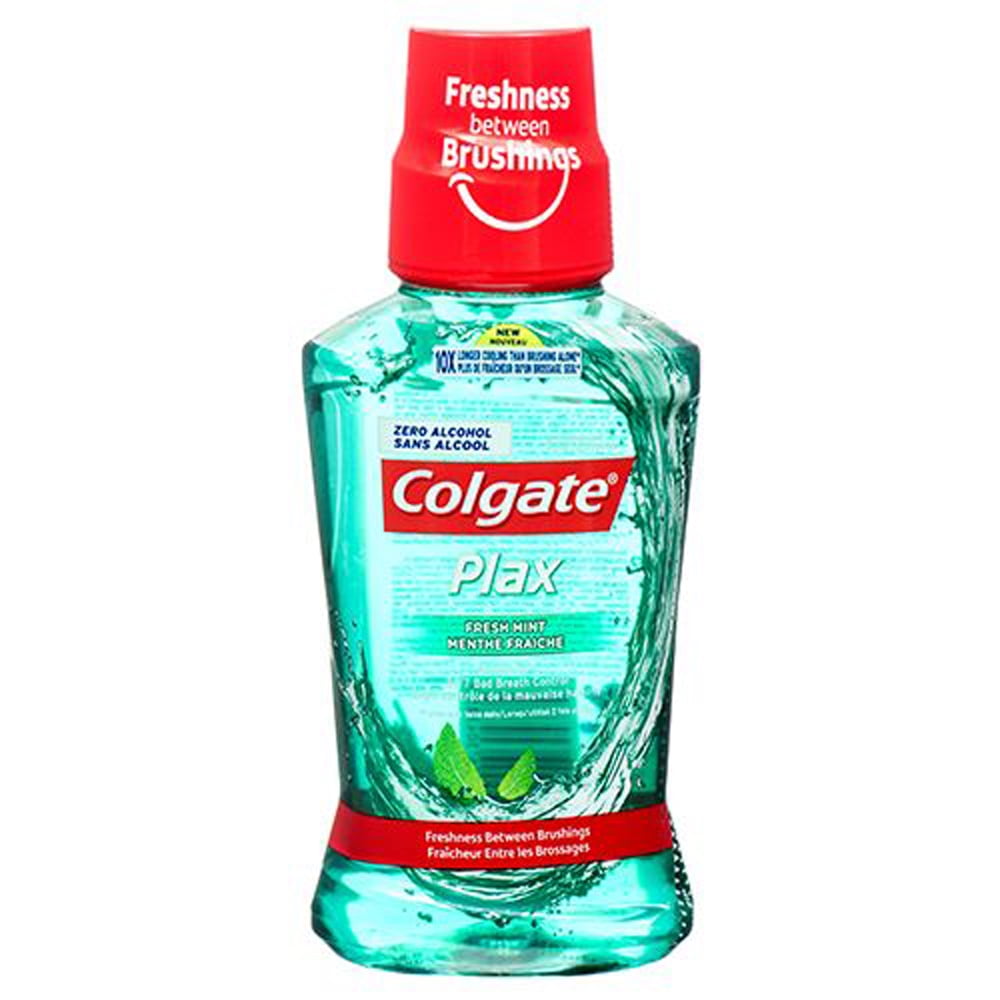 Plax Mouthwash Fresh Mint Green 250 Ml by Colgate Walmart Canada