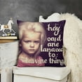 thumbnail image 2 of Pillow Covers, Gifts from Grandchildren, Funny Gifts, Gifts for Birthday Mother's Day, at Least You Don't Have Ugly Children, 2 of 5