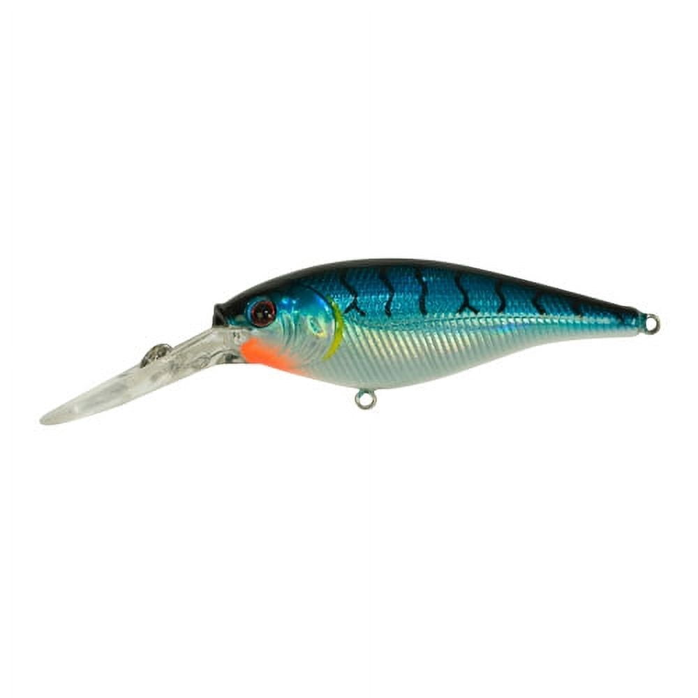 Berkley Flicker Shad Fishing Lure, Blue Tiger, 1/4 oz
