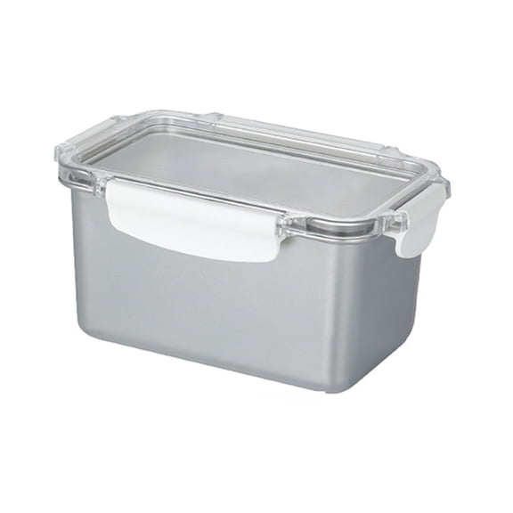 OIUR 304 Stainless Steel Bread Baking Pan with Sealing Lid Deep Loaf Nonstick Pan Rust-Proof Bread Baking Dish Bakeware