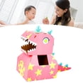 thumbnail image 3 of DIY Paper Dinosaur Head Costumes Toy for Children - Interactive & Educational Craft Kit, Wearable Design with Easy Assembly, 3 of 7
